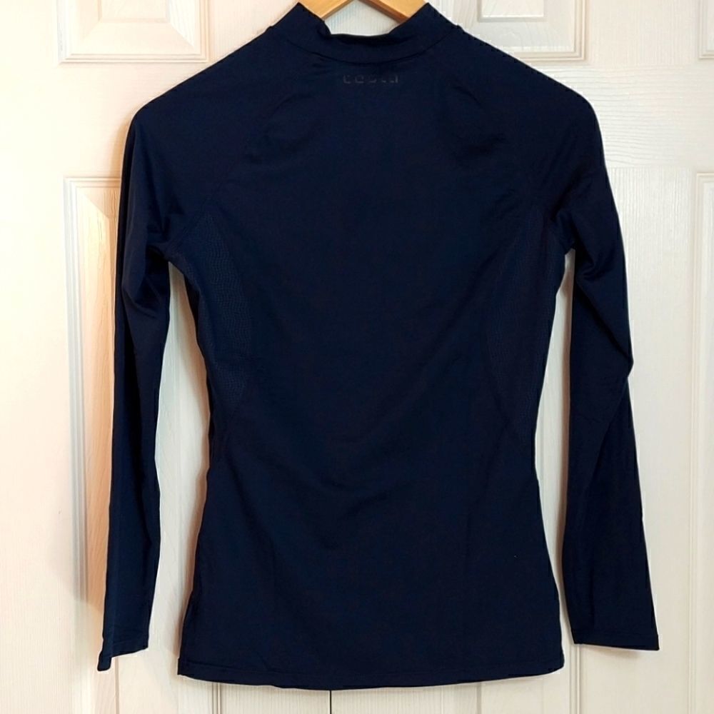 Tesla Navy Blue Compression Base Layer Long Sleeve - Picture 6 of 13